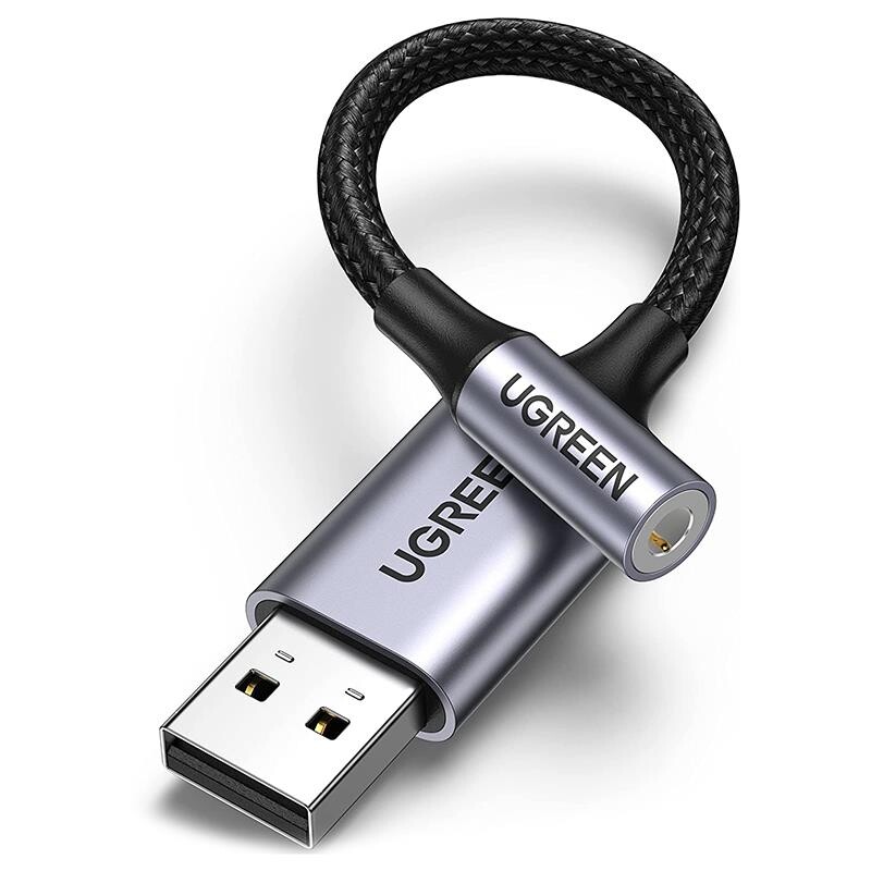 Звуковая карта Ugreen CM477 Gray (30757)