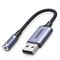 Фото - Звуковая карта Ugreen CM477 Gray (30757) | click.ua