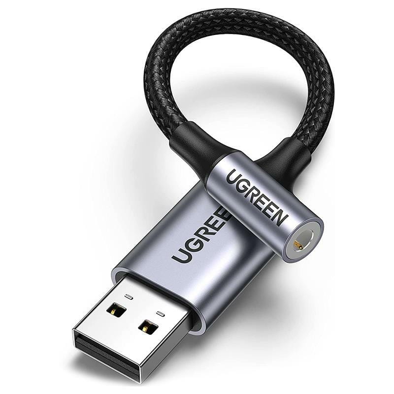 Звукова карта Ugreen CM477 Gray (30757)