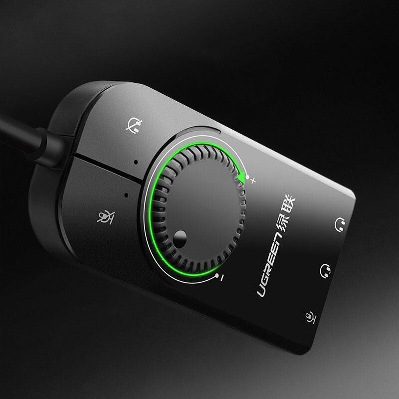 Звуковая карта Ugreen CM129 Black (40964)