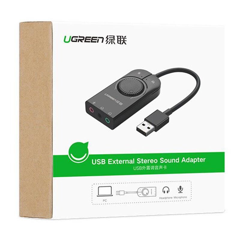 Звуковая карта Ugreen CM129 Black (40964)