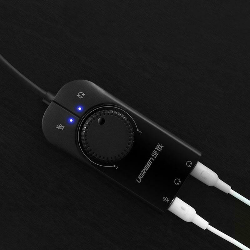 Звуковая карта Ugreen CM129 Black (40964)