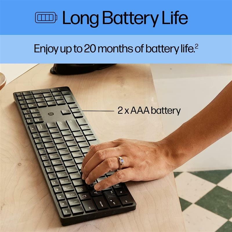 Клавиатура беспроводная HP 450 Programmable WL Black (4R184AA)