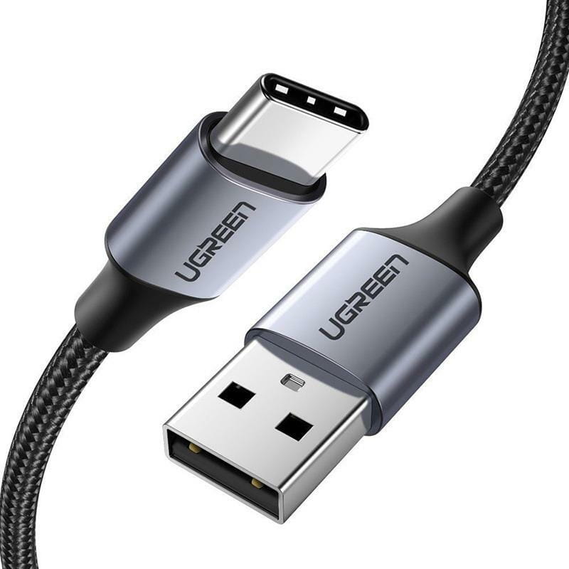 Кабель Ugreen US288 USB - USB Type-C (M/M), 1.5 м, Black (60127)