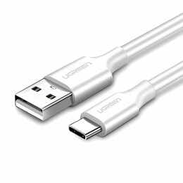 Кабель Ugreen US287 USB - USB-C (M/M), 1.5м, White (60122)