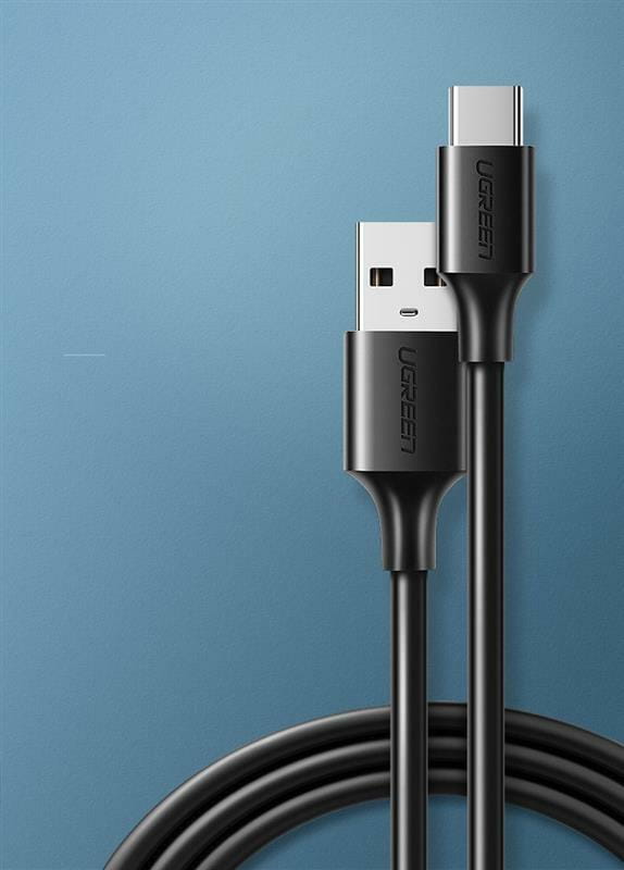 Кабель Ugreen US287 USB - USB Type-C, 1.5 м, Black (60117)