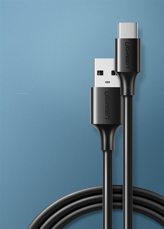 Кабель Ugreen US287 USB - USB Type-C, 1.5 м, Black (60117)