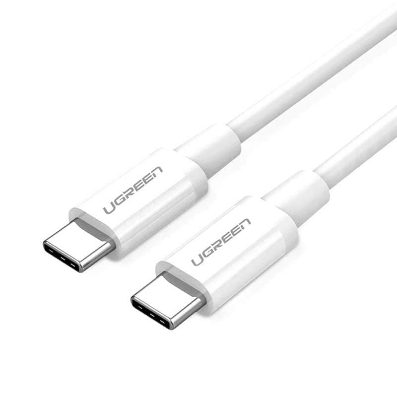 Кабель Ugreen US264 USB-C - USB-C (M/M), 1м, White (60519)