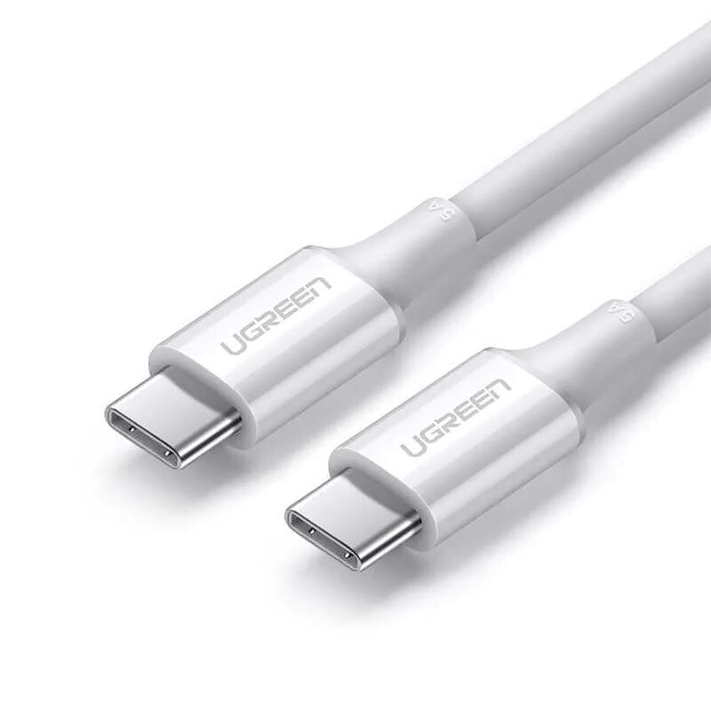 Кабель Ugreen US300 USB Type-C - USB Type-C (M/M), 2 м, White (60552)