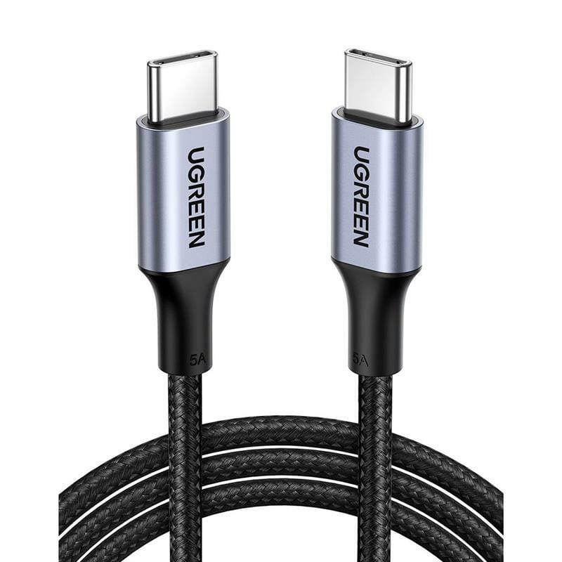 Кабель Ugreen US316 USB-C - USB-C, 2м, Gray (70429)