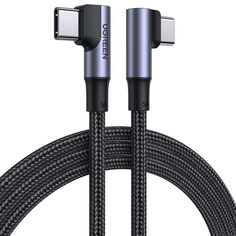 Кабель Ugreen US335 USB Type-C - USB Type-C (M/M), 2 м, Black (70698)
