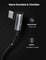 Фото - Кабель Ugreen US335 USB Type-C - USB Type-C (M/M), 2 м, Black (70698) | click.ua
