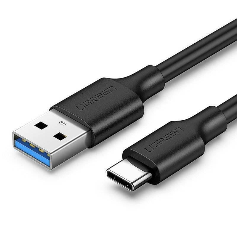 Кабель Ugreen US184 USB - USB Type-C (M/M), 2 м, Black (20884)