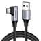 Фото - Кабель Ugreen US385 USB - USB-C, 1м, Black (20299) | click.ua