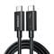 Фото - Кабель Ugreen US501 USB Type-C - USB Type-C (M/M), 0.8 м, Black (30389) | click.ua