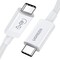 Фото - Кабель Ugreen US506 USB Type-C - USB Type-C (M/M), 0.8 м, White (40113) | click.ua