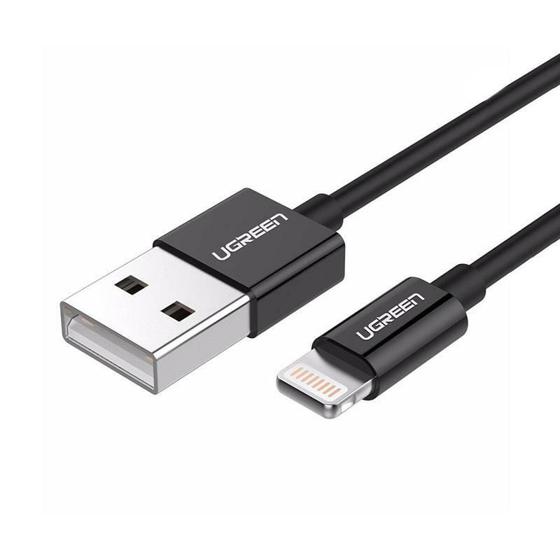 Кабель Ugreen USB - Lightning (M/M), 2 м, Black (80823)