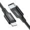 Фото - Кабель Ugreen US171 USB Type-C - Lightning (M/M), 1 м, Black (60751) | click.ua