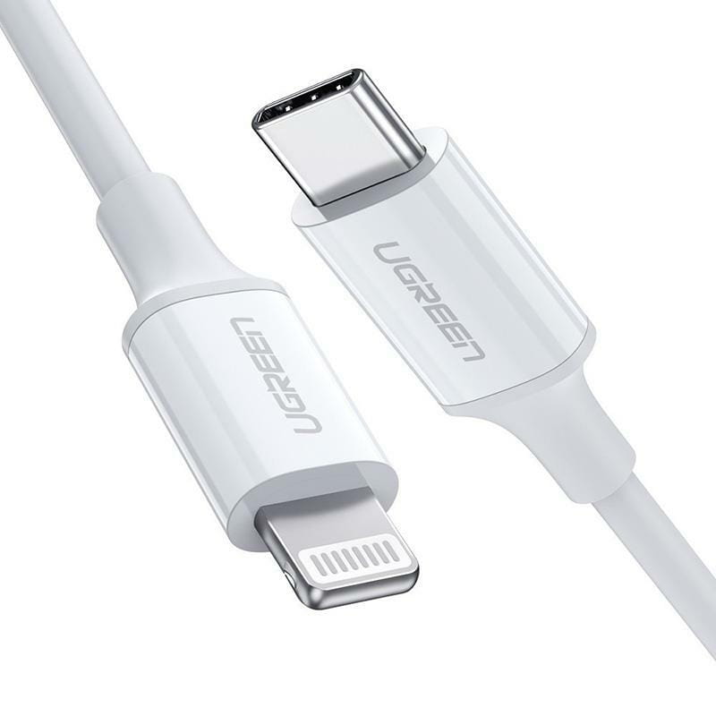 Кабель Ugreen US171 USB Type-C - Lightning (M/M), 2 м, White (60749)