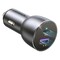 Фото - Автомобильное зарядное устройство Ugreen CD213 (2xUSB 36W (USB-C+USB-A) QC 3.0+ Gray (60980) | click.ua