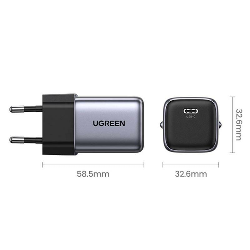 Зарядное устройство Ugreen CD318 Gray (90664)