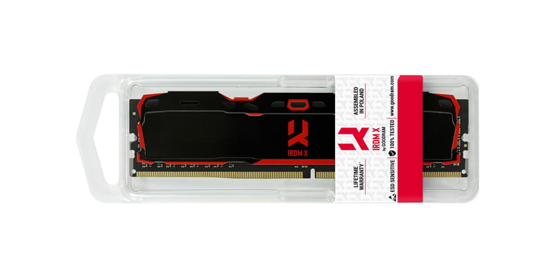 Модуль памяти DDR4 8GB/3200 Goodram Iridium X Black (IR-X3200D464L16SA/8G)