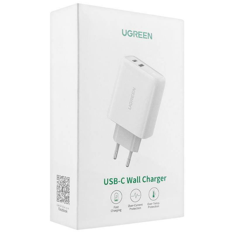 Зарядное устройство Ugreen CD170 White (60468)