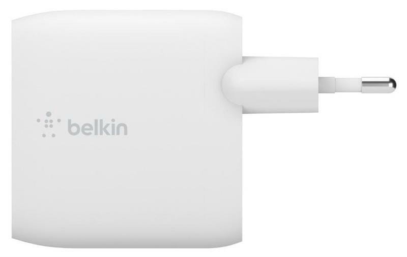Сетевое зарядное устройство Belkin Home Charger 24W Dual USB + Lightning 1м (WCD001VF1MWH)
