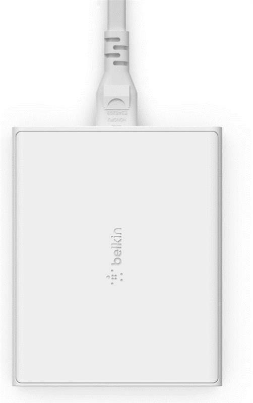 Мережевий зарядний пристрій Belkin Home Charger 108W Dual USB-С/USB-A (WCH010VFWH)