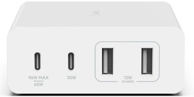 Сетевое зарядное устройство Belkin Home Charger 108W Dual USB-С/USB-A (WCH010VFWH)