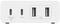 Фото - Мережевий зарядний пристрій Belkin Home Charger 108W Dual USB-С/USB-A (WCH010VFWH) | click.ua