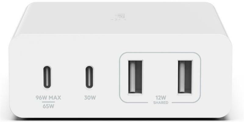 Сетевое зарядное устройство Belkin Home Charger 108W Dual USB-С/USB-A (WCH010VFWH)