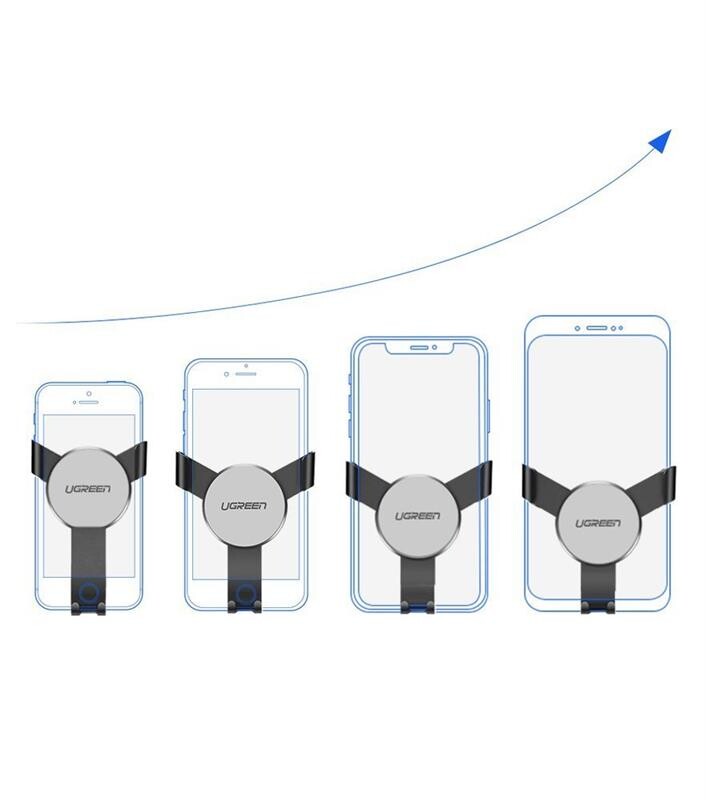 Держатель автомобильный Ugreen LP130 Black (40907)