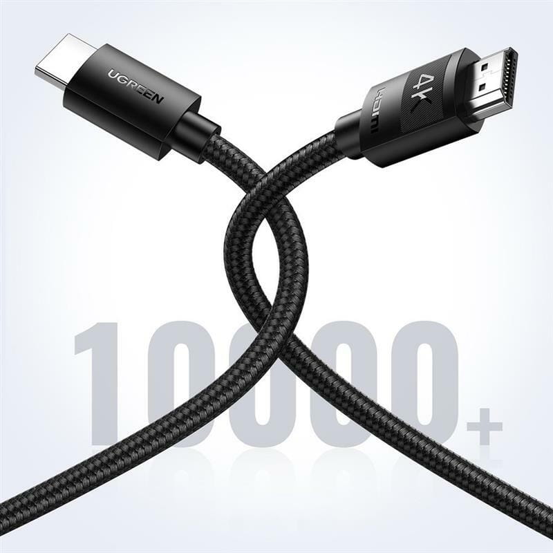 Кабель Ugreen HD119 HDMI - HDMI, 3 м, Black (40102)