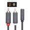 Фото - Кабель Ugreen AV102 AUX 3.5 мм TRS  - RCAx2, 1 м, Gray (10588) | click.ua