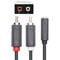 Фото - Кабель Ugreen AV102 AUX 3.5 мм TRS  - RCAx2, 1 м, Gray (10588) | click.ua