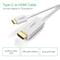 Фото - Кабель Ugreen MM121 USB Type-C - HDMI (M/M), 1.5 м, White (30841) | click.ua