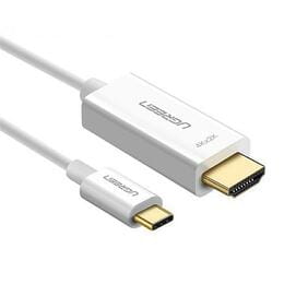 Купить Кабель Ugreen MM121 USB Type-C - HDMI (M/M), 1.5 м, White (30841) Кабель Ugreen MM121 USB Type-C - HDMI (M/M), 1.5 м, White (30841)