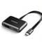 Фото - Адаптер Ugreen CM303 HDMI+VGA - USB Type-C (F/M), Black (70549) | click.ua