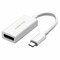 Фото - Адаптер Ugreen MM130 DisplayPort - USB Type-C (F/M), Gray (40372) | click.ua