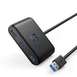 Концентратор USB 3.2 Ugreen CR113 4xUSB 3.2, Black (20290)