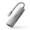 Фото - Концентратор USB Type-C Ugreen CM266 3xUSB 3.0 + HDMI + RJ45 1000M Ethernet, Gray (60812) | click.ua