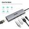 Фото - Концентратор USB Type-C Ugreen CM266 3xUSB 3.0 + HDMI + RJ45 1000M Ethernet, Gray (60812) | click.ua