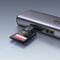 Фото - Концентратор USB Type-C Ugreen CM512 2xUSB 3.0 + HDMI + RJ45 1000M Ethernet + Cardreader, Gray (60515) | click.ua