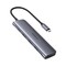 Фото - Концентратор USB Type-C Ugreen CM136 3xUSB 3.0 + HDMI, Gray (50209) | click.ua