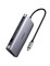 Фото - Концентратор USB Type-C Ugreen CM179 3xUSB 3.0 + HDMI + VGA + RJ45 1000M Ethernet + Cardreader, Gray (40873) | click.ua