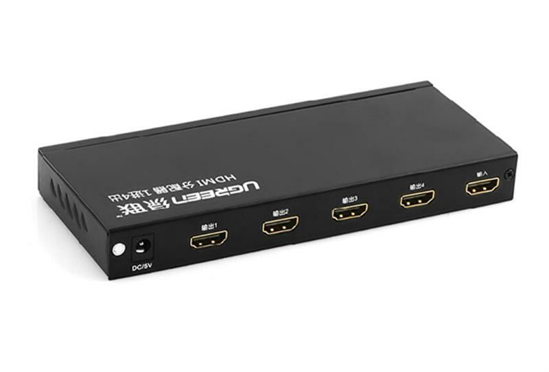 Сплиттер Ugreen HDMI-4xHDMI v1.4 (40202)