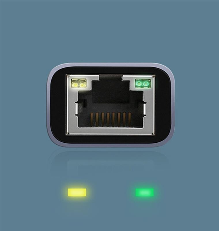 Сетевой адаптер Ugreen CM199 Gray (50737)