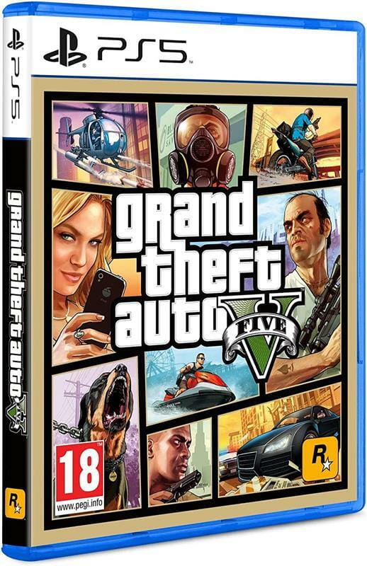 Игра Grand Theft Auto V для PlayStation 5, Russian Subtitles, Blu-Ray диск (5026555431842)