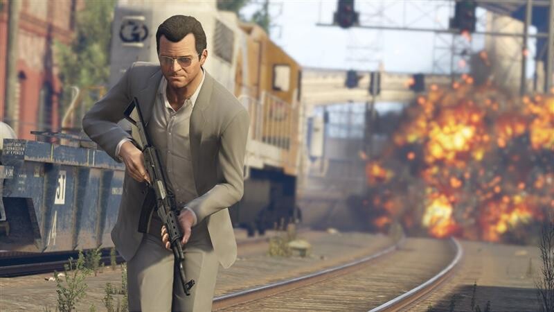 Игра Grand Theft Auto V для Xbox Series X, Russian Subtitles, Blu-ray (5026555366700)